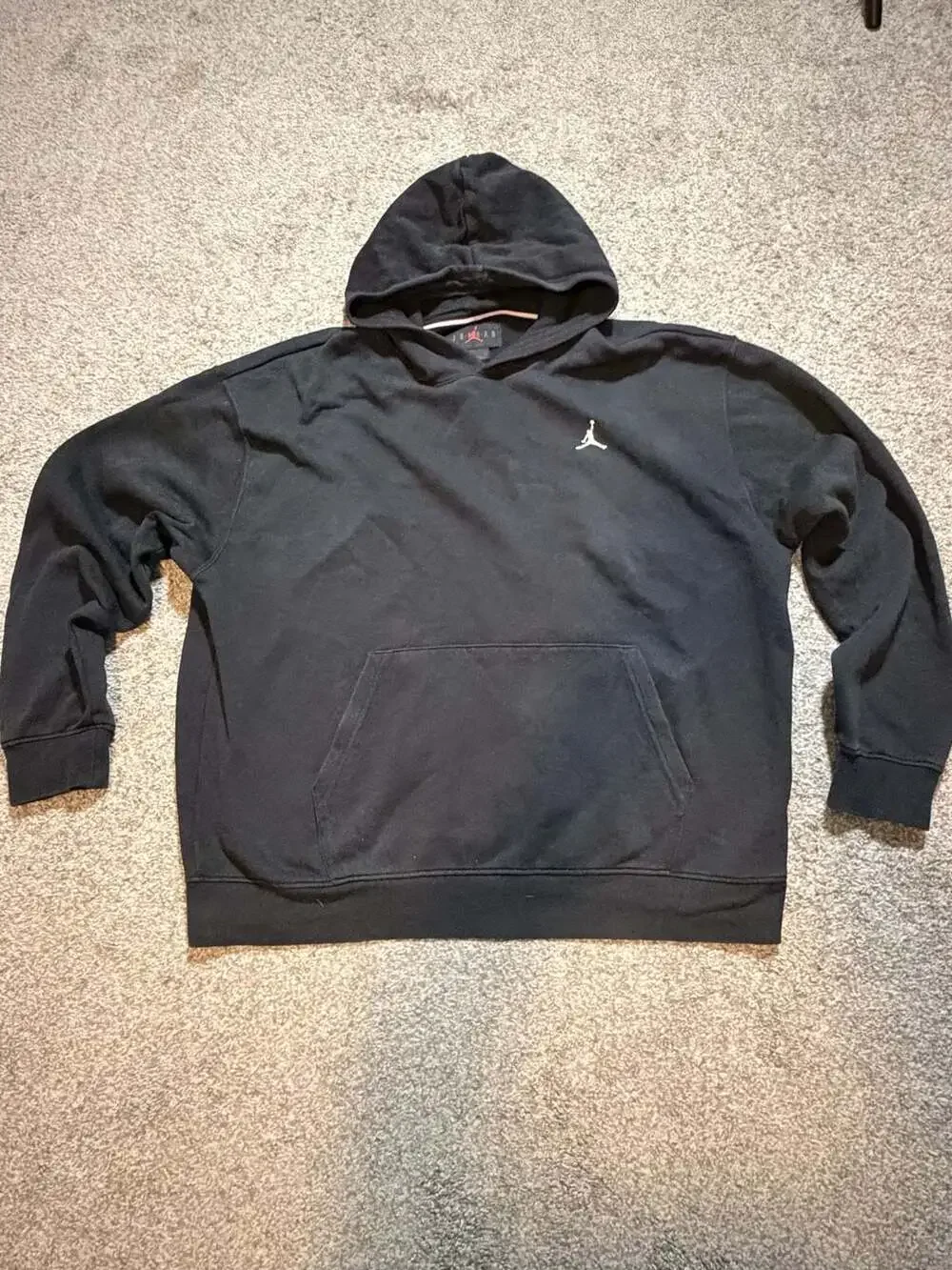 Jordan Brand Est. 1985 Embroidered Jumpman Black Pullover Hoodie